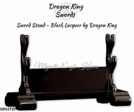 Dragon King OD52120 Two Sword Stand Black Lacquer by Dragon King