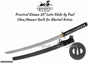 Paul Chen Cas Hanwei SH6000IGE Practical Iaito by Paul Chen/Hanwei