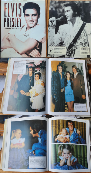 Elvis Presley Unseen Archives- Parragon Publishing and Marie Clayton Hardback Book 