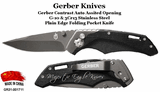Gerber Knives GB-31-001711 Contrast Auto Assited Opening Plain Edge Folding Pocket Knife