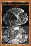 Siskiyu Buckel Company Inc Williams Oregon 1982 Sisters Oregon Rodeo Belt Buckle