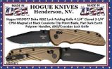 Hogue HO24377 Deka ABLE Lock Folding Knife 4-1/4" Closed 3-1/4" CPM-MagnaCut Black Cerakote Clip Point Blade, Flat Dark Earth Polymer Handles, AXIS/Crossbar Lock Knife Hogue HO24377 Deka ABLE Lock Folding Knife 4-1/4" Closed 3-1/4" CPM-MagnaCut Black Cerakote Clip Point Blade, Flat Dark Earth Polymer Handles, AXIS/Crossbar Lock Knife