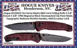 Hogue HO24452 Fire Series Mysto ABLE Lock Folding Knife 4-3.8" Closed 3-3/8" CPM-MagnaCut Black Stonewashed Clip Point Blade, Topographic Redstone Richlite Handles, AXIS/Crossbar Lock Hogue HO24452 Fire Series Mysto ABLE Lock Folding Knife 4-3.8" Closed 3-3/8" CPM-MagnaCut Black Stonewashed Clip Point Blade, Topographic Redstone Richlite Handles, AXIS/Crossbar Lock