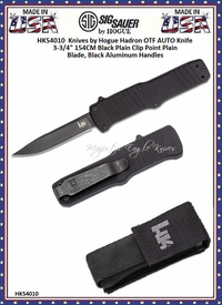 HK Knives by Hogue HK54010 Hogue Elishewitz A01-Microswitch AUTO Folding Knife 2-3/4" 154CM Stonewashed Plain Drop Point Blade, Aquamarine Aluminum Handled Knife & Pouch HK Knives by Hogue HK54010 Hogue Elishewitz A01-Microswitch AUTO Folding Knife 2-3/4" 154CM Stonewashed Plain Drop Point Blade, Aquamarine Aluminum Handled Knife & Pouch