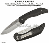 KAR-BAR Knives KB7505 KA-BAR Jesse Jarosz Drop Point Blade Folding Hunter Knife & Sheath