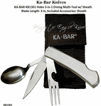  KA-BAR KB1301 KA-BAR Original Hobo Eating Tool & (Nylon) Sheath