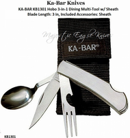  KA-BAR KB1301 KA-BAR Original Hobo Eating Tool & (Nylon) Sheath