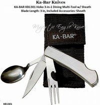 KA-BAR KB1301 KA-BAR Original Hobo Eating Tool & (Nylon) Sheath KA-BAR KB1301 KA-BAR Original Hobo Eating Tool & (Nylon) Sheath