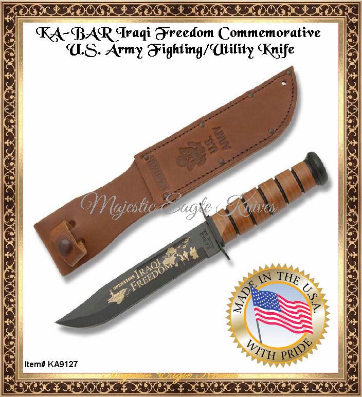 KABAR Knives KB9127 Operation Iraqi Freedom Commemorative Military