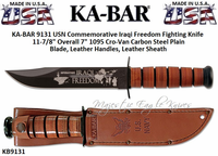 KA-BAR KB9131 U.S. NAVY IRAQUI Freedom Commemorative Knife KA-BAR KB9131 U.S. NAVY IRAQUI Freedom Commemorative Knife