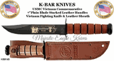 KA-BAR Knives KB9140 USMC Vietnam War Commemorative Military Combat Knife & Sheath