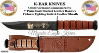 KA-BAR Knives KB9140 USMC Vietnam War Commemorative Military Combat Knife & Sheath KA-BAR Knives KB9140 USMC Vietnam War Commemorative Military Combat Knife & Sheath