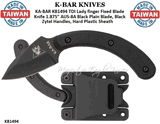KA-BAR KNIVES KB1494 KA-BAR TDI Lady finger Fixed Blade Knife 1.875" AUS-8A Black Plain Blade, Black Zytel Handles, Hard Plastic Sheath