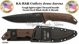 KA-BAR Knives KB7503 KA-BAR Jesse Jarosz "Turok" Fixed Blade Hunting Knife & Sheath