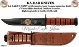 KA-BAR Knives KB9177 US ARMY 115th Anniversary Commemorative Military Combat Knife & Sheath