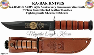 KA-BAR Knives KB9177 US ARMY 115th Anniversary Commemorative Military Combat Knife & Sheath