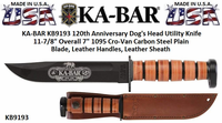 KAR-BAR Knives KB9139 KA-BAR US Army Vietnam Commemorative Fixed Blade Knife & Sheath KAR-BAR Knives KB9139 KA-BAR US Army Vietnam Commemorative Fixed Blade Knife & Sheath