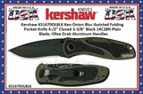 Kershaw Knives KS1670OLBLK Olive Green Blur Assisted Opening Knife