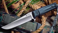 Kizlyar Supreme Cutlery KK0012 CrocD2-Satin Titanium Tactical Knife