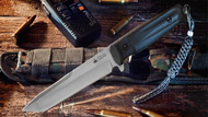 Kizlyar Supreme Cutlery KK0016 Aggressor D2-Satin Titanium Tactical Knife