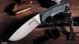 Kizlyar Supreme Cutlery KK0031 Savage-D2-Satin Fixed Blade G10 Handle Knife