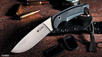 Kizlyar Supreme Cutlery KK0031 Savage-D2-Satin Fixed Blade G10 Handle Knife