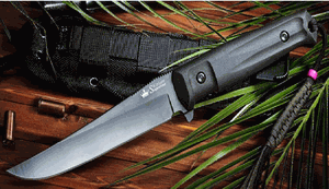 Kizlyar Supreme Cutlery KK0011 CrocD2-Black Titanium Tactical Knife