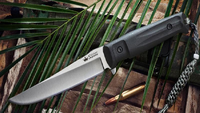 Kizlyar Supreme KK0010 Croc8 Satin Aus8-Black Titanium Tactical Knife