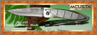 Mcusta Cutlery MC-32D "HATAKE" Classic Damascus Folder Series Knife