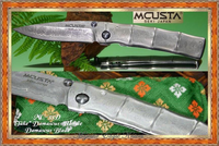 Mcusta Cutlery MC-33D "TAKE" Classic Damascus Folder Series Knife