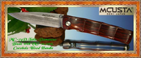 Mcusta Cutlery MC-74D ÂTakeÂ Damascus Bladed Knife W/Decorative Woven Nishijin Pouch