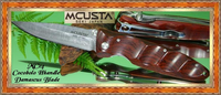 Mcusta Cutlery MC24D Cocobolo Handle Damascus Bladed Knife W/Pouch