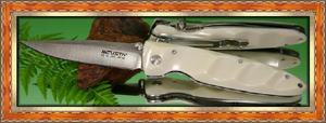 Mcusta MC-25 Dupont Corian Handle VG-10 Blade w/ Nylon Pouch Knife