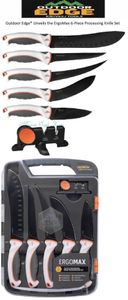 Outdoor Edge Knives OEEM-1 Ergomax 6 Piece Professional Grade Processing Knife Set  Outdoor Edge Knives OEEM-1 Ergomax 6 Piece Professional Grade Processing Knife Set