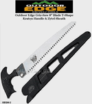 Outdoor Edge Knives OEGW-2 Outdoor Edge Griz-Saw Triple-Ground DiamondCut 8" Blade, T shaped Rubberized TPR Handle & Zytel Sheath