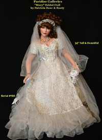 Paradise Galleries "Mary" Bridal Doll #104 by/Rustie & Patricia Rose Paradise Galleries "Mary" Bridal Doll #104 by/Rustie & Patricia Rose