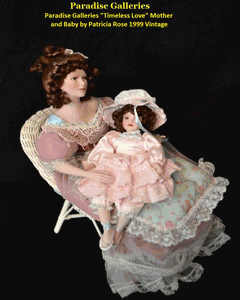 Paradise Galleries "Timeless Love" Mother and Baby by Patricia Rose 1999 Vintage