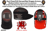 Paul Chen/Hanwei AR7011 Tournament HEMA Fencing Mask Medium by Red Dragon Armory