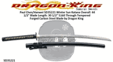 Dragon King Cutlery SD35221 Winter Sun Katana by Dragon King