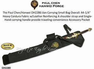 Paul Chen/Hanwei SH2280 The Small Hanwei Sword Cases are designed for the martial artist who carries katana and/or bokken Overall: 44-1/4" 