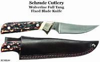 Schrade Knives 162UH Wolverine Full Tang Fixed Blade Hunting Knife Schrade Knives 162UH Wolverine Full Tang Fixed Blade Hunting Knife