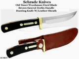 Schrade Knives SC165OT Schrade Woodsman Full Tang Fixed Blade Hunting Knife