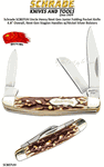 Schrade Knives Schrade SC807UH Uncle Henry Next Gen Junior Folding Pocket Knife 4.8" Overall, Next Gen Staglon Handles w/Nickel Silver Bolsters
