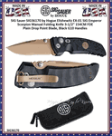 SIG Sauer by Hogue SIG36170 SIG Emperor Scorpion Black G10 Handles Manual Folding Knife