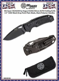 SIG Sauer by Hogue SIG36330 SIG Sauer by Hogue K320A Nitron ABLE Lock Folding Knife 3.5" S30V Black Drop Point Plain Blade, Black Polymer Handles SIG Sauer by Hogue SIG36330 SIG Sauer by Hogue K320A Nitron ABLE Lock Folding Knife 3.5" S30V Black Drop Point Plain Blade, Black Polymer Handles