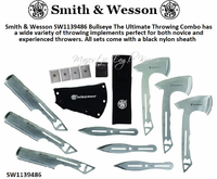 Smith & Wesson SW1139486 Bullseye Ultimate app. 20-LB Throwing Combo 13 Piece Set Smith & Wesson SW1139486 Bullseye Ultimate app. 20-LB Throwing Combo 13 Piece Set