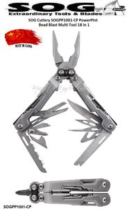 SOG Cutlery SOG PP1001-CP PowerPint Multi-Tool w/18 Tools Stonewash