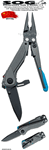 SOG Cutlery SOG29-55-02-41 Flash MT Multi-Tool with 7 Tools, 2.36" Assisted D2 Black Oxide Blade, Urban Gray Stainless Steel Handles, Compound Leverage Pliers
