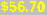 $56.70