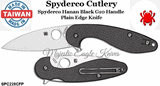 Spyderco Cutlery SPC228CFP Spyderco Sliver AX-Carbon Fiber G-10 Laminate Handle Plain Edge Knife